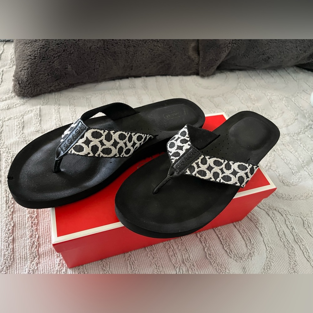 Coach Flip Flops